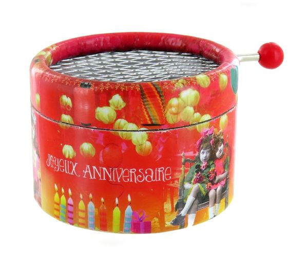 Carillon A Manovella 'Bella Ciao' - Scatola Musicale In Cartone 18 Note - Foto 2