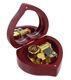 Music box with 18-note wind up musical mechanism - Item# of this music box: BOITE-COEUR-10.
