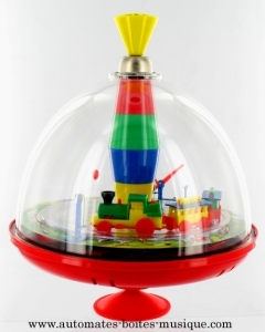 Spinning top with automatons and electronic mechanism - Item# for this spinning top with automatons : 6236241