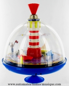 Spinning top with automatons and electronic mechanism - Item# for this spinning top with automatons : 623645