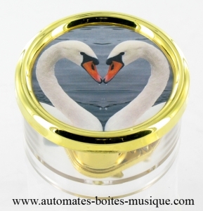 Caixa de música São Valentin Lutèce Créations.