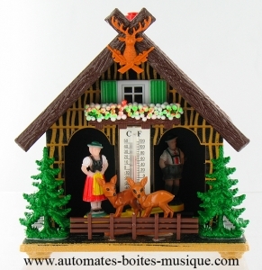 Spieluhr schweizer Miniaturalmenhütte