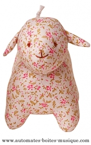 Doudou musical Trousselier con mecanismo musical de cuerda de 18 notas - Referencia de este doudou musical Trousselier : M1292