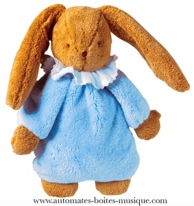Doudou musical Trousselier con mecanismo musical de cuerda de 18 notas - Referencia de este doudou musical Trousselier : M791/70
