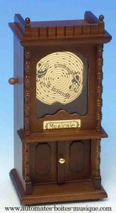 Miniatur Musikinstrument : Spieluhr Symphonion.