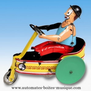 Giocattolo meccanico di metallo, lamiera e latta - Codice di questo giocattolo meccanico di metallo, lamiera e latta : 6397421