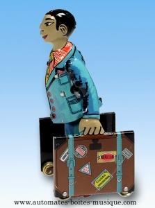 Mechanisches Spielzeug aus gefalztem Metall