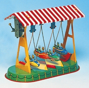 Collectable mechanical Tin Toy made of sheet metal and tin - Item # for this mechanical Tin Toy made of steel : 6017023