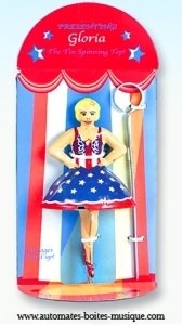 Collectable mechanical Tin Toy made of sheet metal and tin - Item # for this mechanical Tin Toy made of steel : 6025038