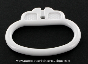 Handle for pull string musical mechanism made of plastic - Item# for this handle for pull string musical mechanism : A-11