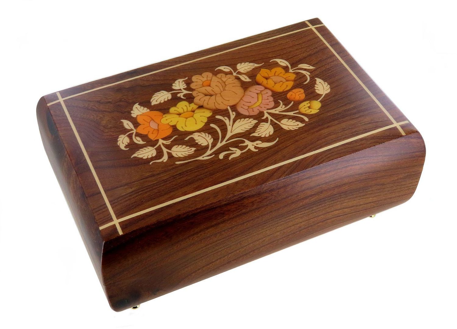 Carillon A Manovella Beauty And The Beast - Legno, Musicale, Senza Batteria, Regalo Per Donne E Bambini - Foto 6