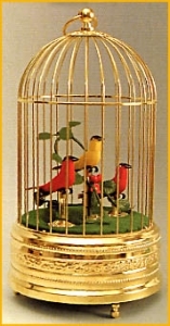 Automat mechanisch singende Vögel