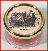 Caixa de música pisa-papéis Robert-Houdin