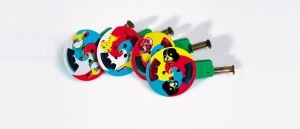 Collectable mechanical Tin Toy made of sheet metal and tin - Item # for this mechanical Tin Toy made of steel : MS 118