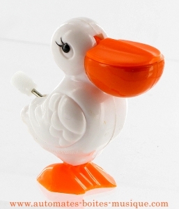 Autómato animal mecânico que caminha : autómato pelicano mecânico que caminha.