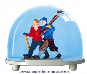 Sfera con neve classica non musicale fabbricata in Germania - Codice di questa sfera con neve non musicale: 2630