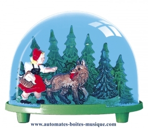 Boule à neige traditionnelle non musicale - Référence de cette boule à neige non musicale fabriquée en Allemagne: 3700
