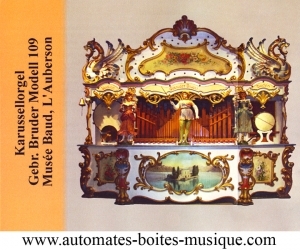 Audio CD of mechanical music instruments : audio CD of carousel organs - Item # of this audio CD of mechanical music instruments : CD-20