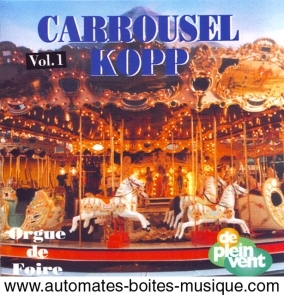 Audio CD of mechanical music instruments : audio CD of carousel organs - Item # of this audio CD of mechanical music instruments : CD-21