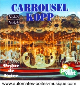Doppel Audio-CD mechanische Musikinstrumente : CD "Kopp-Karussel Vol. 3 und 4".