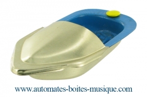 Barco de metal, chapa y hojalata : barco pop-pop - Referencia de este barco pop-pop de metal, chapa y hojalata : 15162