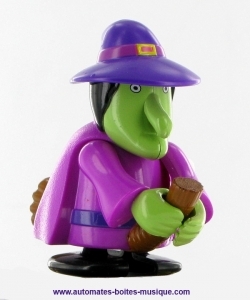 Automa personaggio che cammina : automa meccanico di resina "Strega".