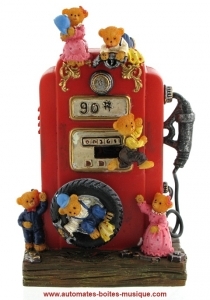 Musical automaton with 18-note musical mechanism - Item # for this musical automaton made of polystone: 14210