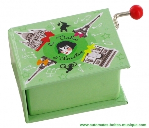 Caja de música/caja musical de manivela de cartón decorado en forma de libro con mecanismo musical de 18 notas - Harry P.'s wondrous world - H. Potter y la piedra filosofal (John Caja de música/caja musical de manivela de cartón decorado en forma de libro con mecanismo musical de 18 notas - Harry P.'s wondrous world - H. Potter y la piedra filosofal (John
