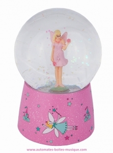 Trousselier musical snow globe with fairy.