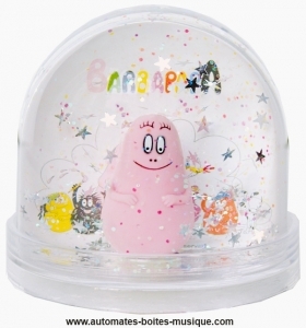 Sfera con neve non musicale Trousselier : sfera con neve Barbapapa.