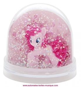 Sfera con neve non musicale Trousselier : sfera con neve con pony "My little Poney".