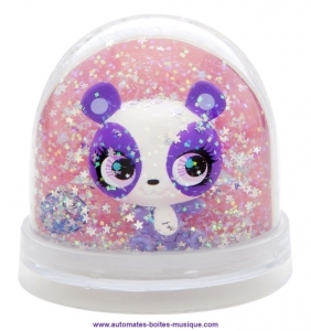 Trousselier non-musical snow globe : snow globe with a little animal "Littlest Petshop".