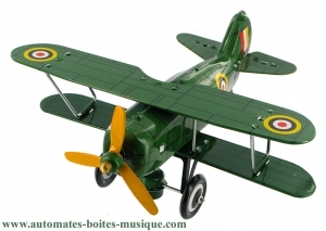 Jouet mécanique en métal, tôle et fer blanc agrafé - Référence de ce jouet mécanique en métal, tôle et fer blanc agrafé: MS454