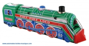 Jouet mécanique en métal, tôle et fer blanc agrafé - Référence de ce jouet mécanique en métal, tôle et fer blanc agrafé: ME660