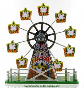 Jouet mécanique en métal, tôle et fer blanc agrafé - Référence de ce jouet mécanique en métal, tôle et fer blanc agrafé: MS488-1