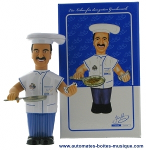 Jouet mécanique en métal, tôle et fer blanc agrafé - Référence de ce jouet mécanique en métal, tôle et fer blanc agrafé: 6017820