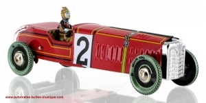 Juguete mecánico de colección de metal, chapa y hojalata brochada