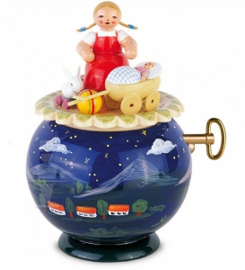 High-quality Christmas music box from the brand Wendt & Kühn (made in Germany).