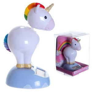 Solar figurine : solar animal figurine : Solar rainbow unicorn.
