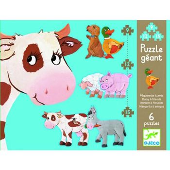 Puzzle géant évolutif Pâquerette et ses amis