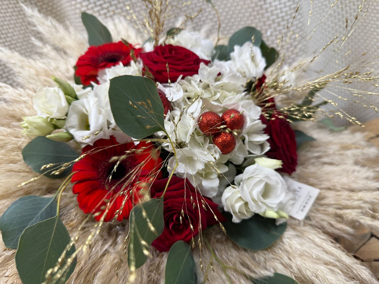 Bouquet pampa de Noël