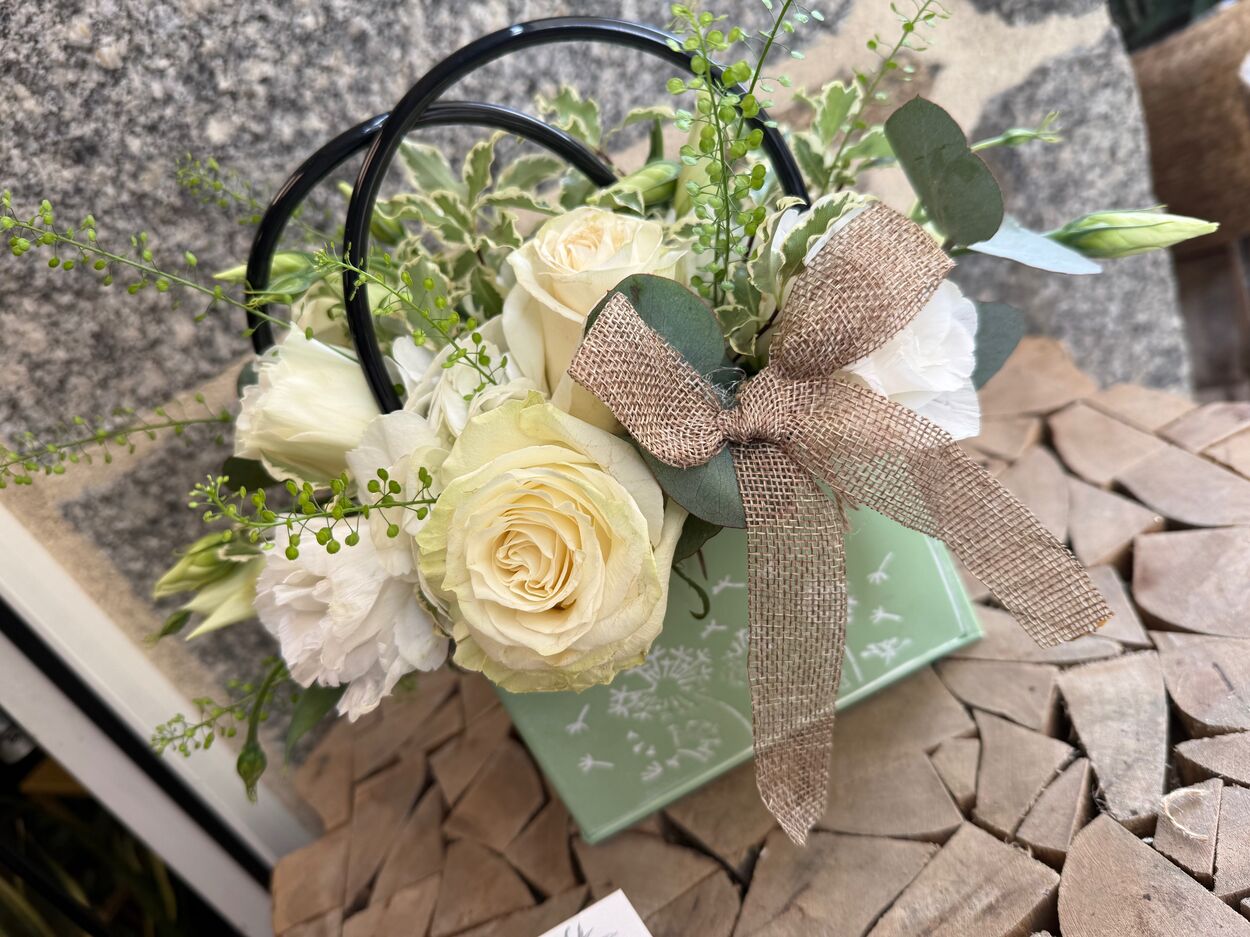 « L’amour en sac » blanc/vert