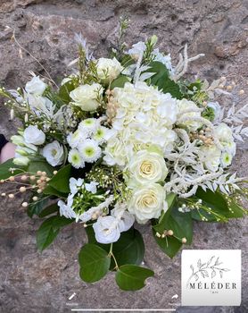 Beau Bouquet rond blanc