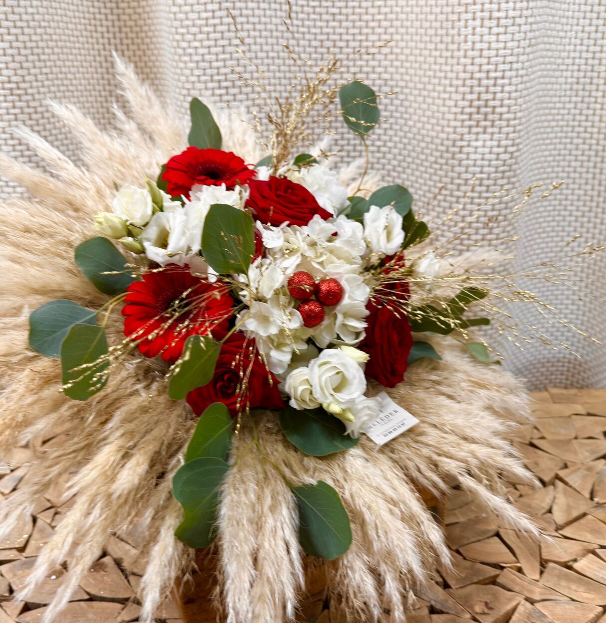 Bouquet pampa de Noël