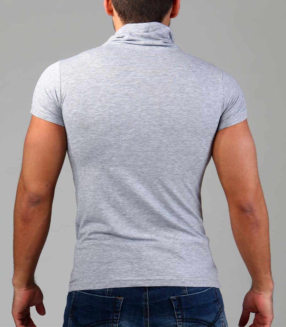 Simili Cuir Shirt Gris 116 T Homme Habillé bg7yYvf6