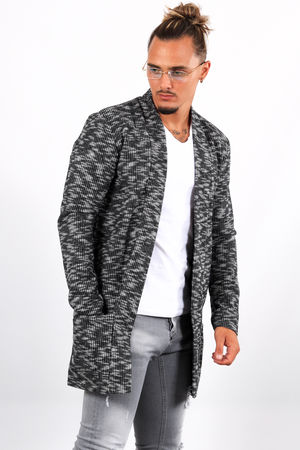 gilet long homme oversize noir chin 19602 03 pour 49 90 gilet long homme oversize noir chin 19602 03 pour 49 90