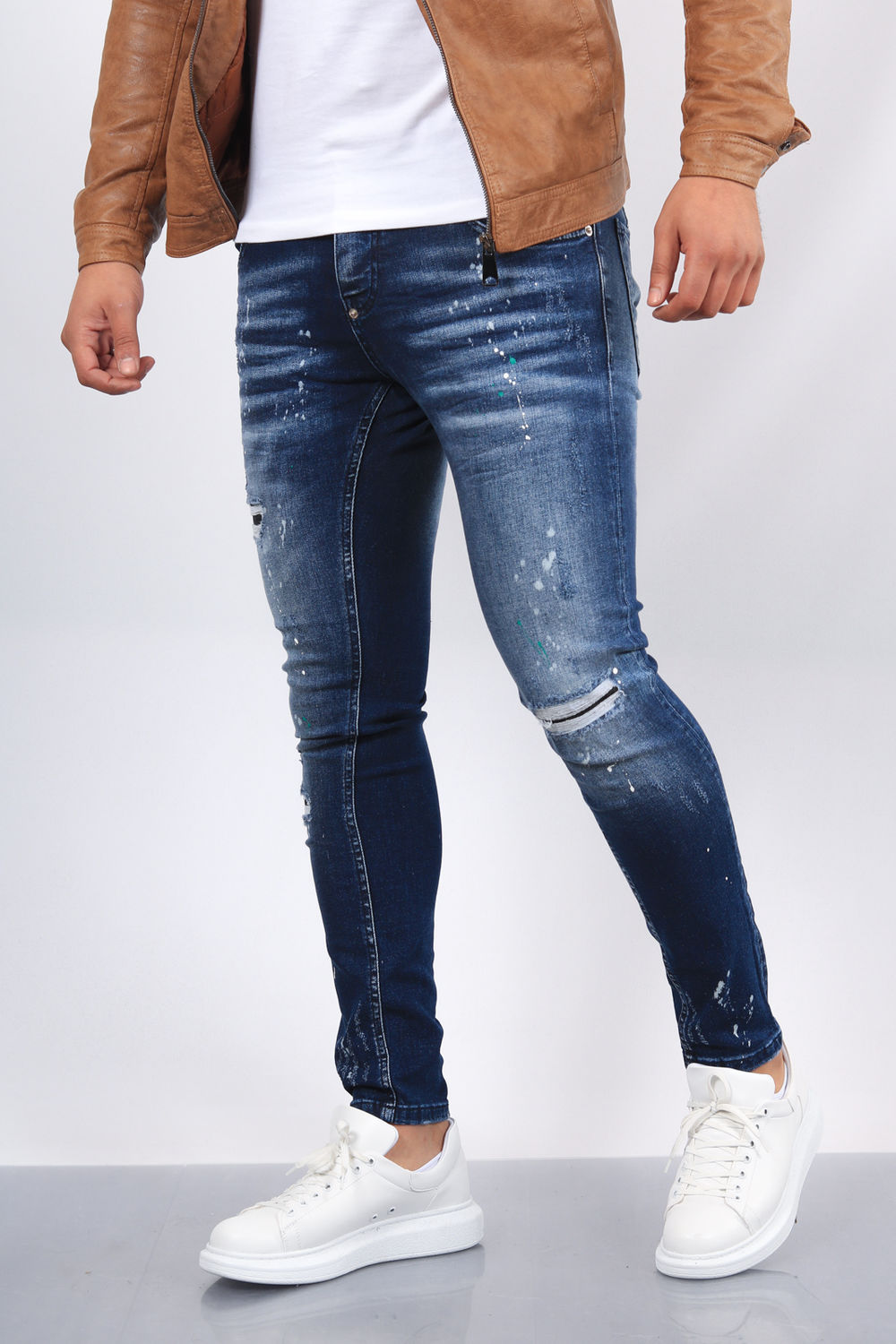 Jeans homme bleu skinny 199 Jeans homme bleu skinny 199