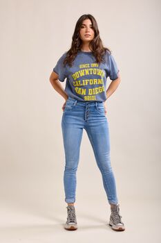 Jean Toxik délavé boutons