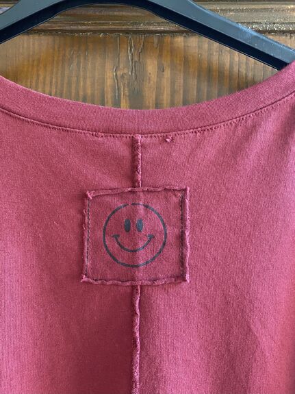 Tee-shirt manches longues Chocolate bordeaux