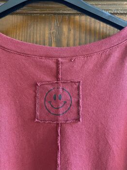 Tee-shirt manches longues Chocolate bordeaux